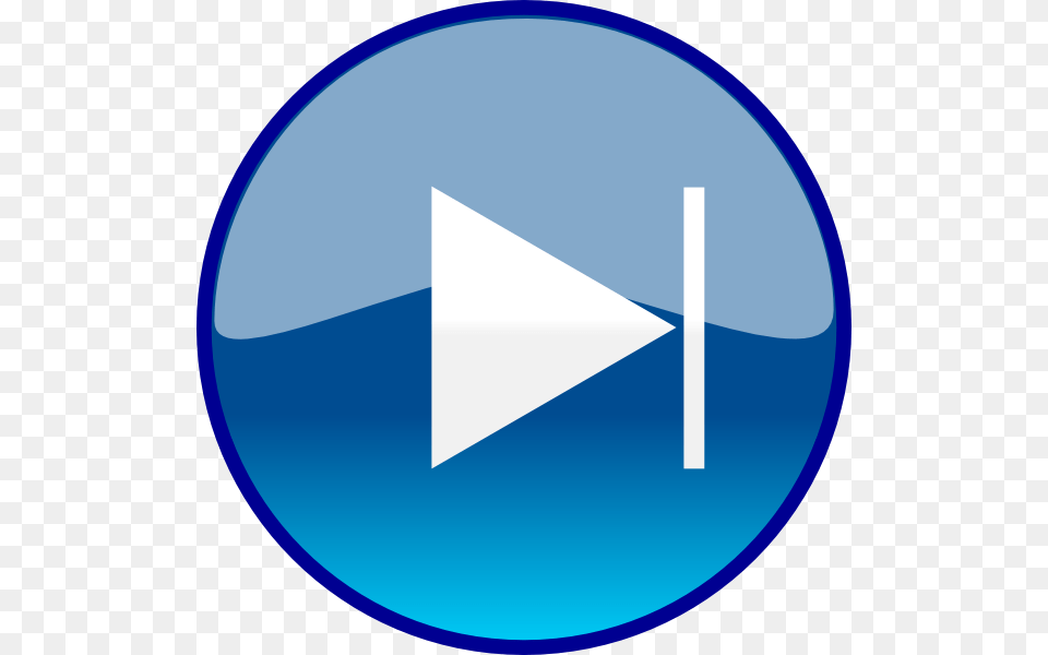 Windows Media Player Skip Forward Button Clip Art For Web, Triangle, Sign, Symbol, Disk Png