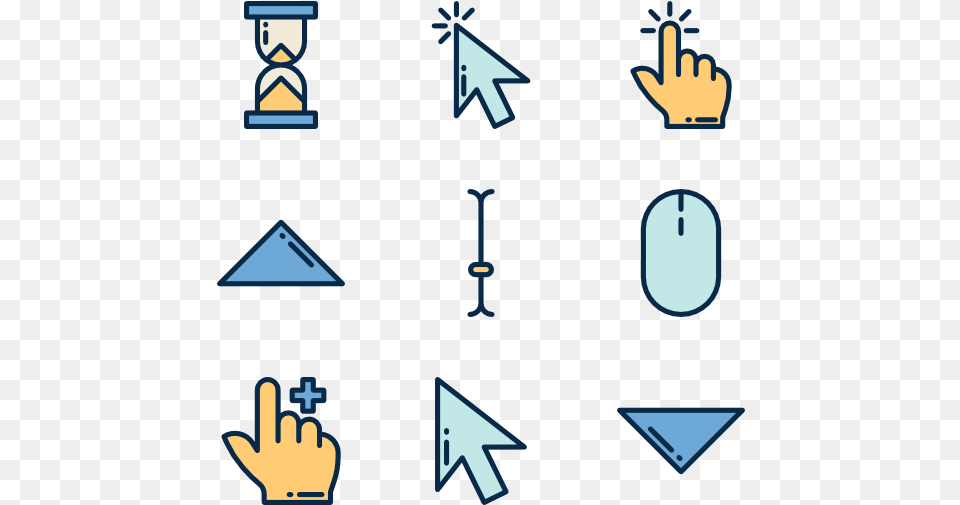 Windows Mouse Cursor Cursor Flat Icon, Electronics, Hardware Png Image