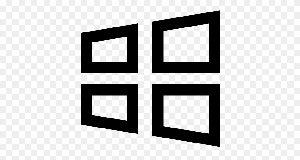 Windows Or Windows Icon With And Vector Format For, Gray Png Image