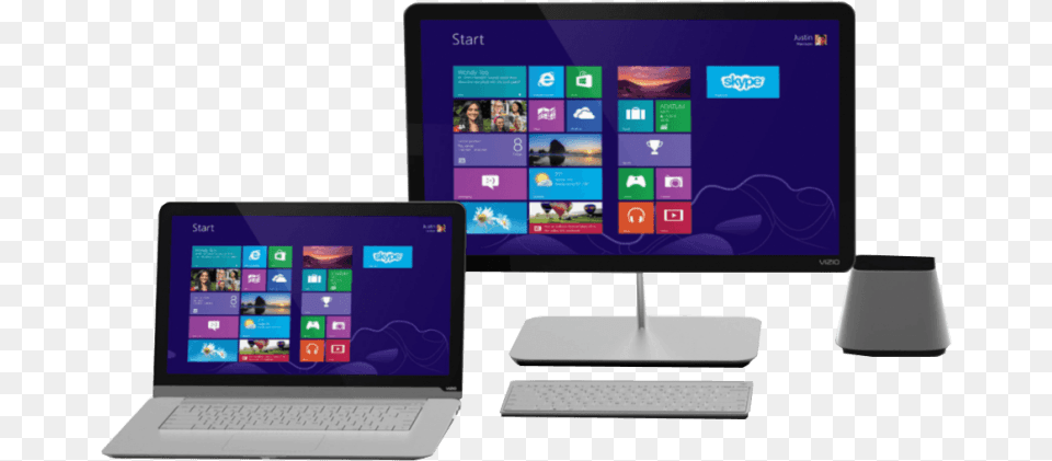 Windows Pc Or Laptop Download Desktop Or Laptop, Computer, Electronics, Tablet Computer, Person Png Image