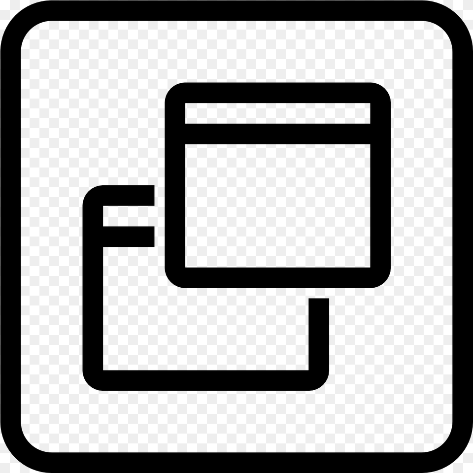 Windows Restore Icon, Gray Free Transparent Png