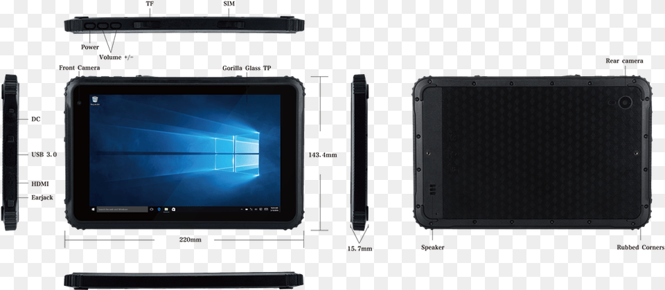 Windows Tablet Rugged Tough Pad Industrial Pc Robust Led Backlit Lcd Display, Computer, Electronics, Tablet Computer, Computer Hardware Png Image