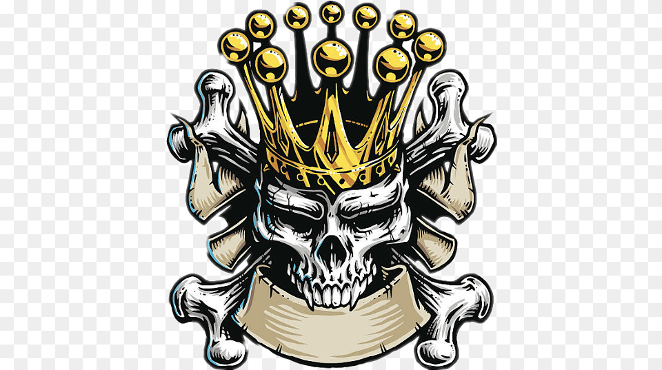 Windows Tools King Skull With Crown, Accessories, Emblem, Jewelry, Symbol Free Transparent Png