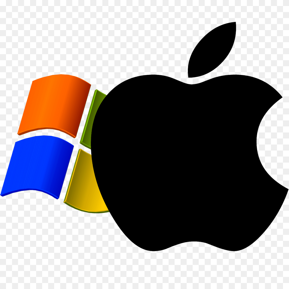 Windows Xp Logo Superimposed Windows And Apple Logo, Animal, Fish, Sea Life, Shark Free Transparent Png