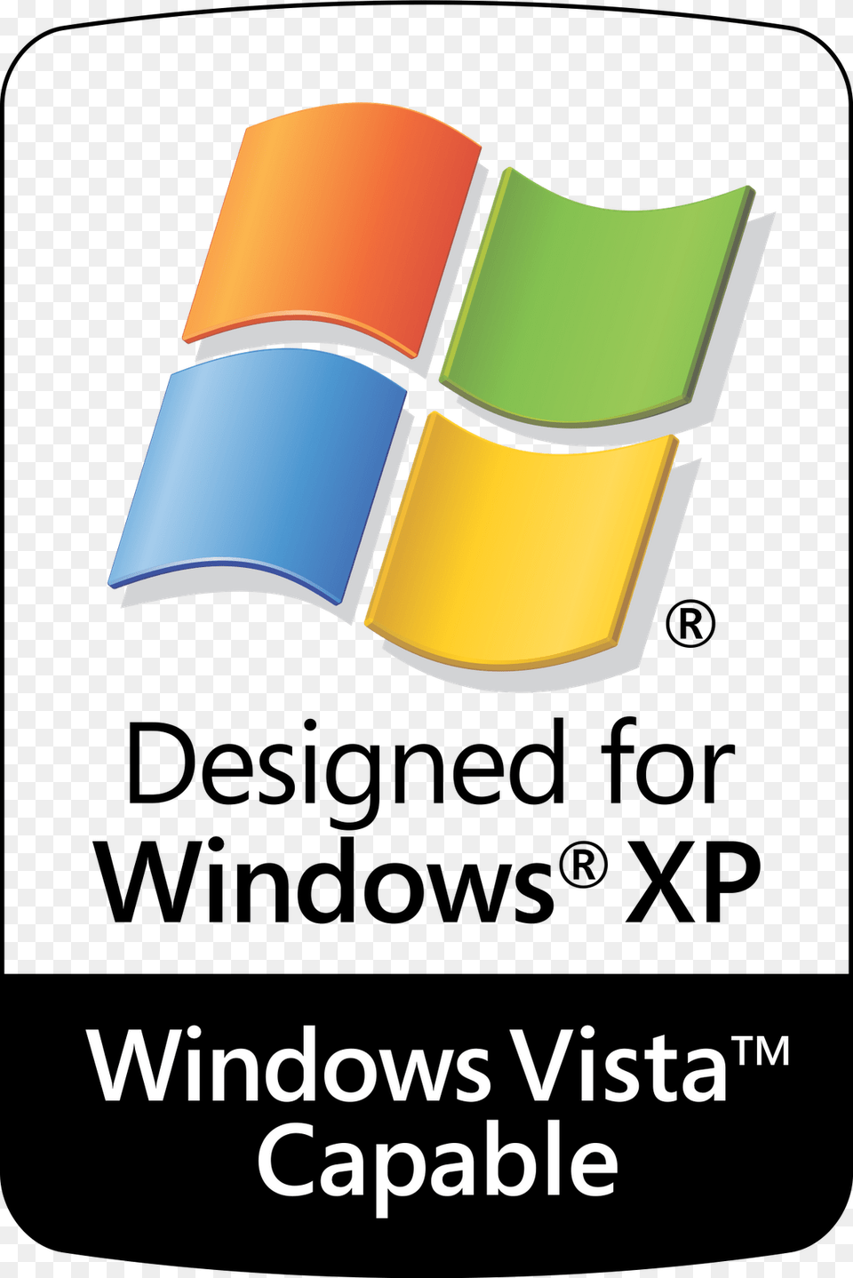 Windows Xp Windows Vista, Logo, Advertisement Png Image