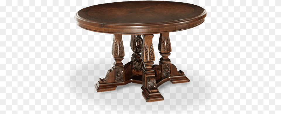 Windsor Court Round Dining Table Aico Windsor Court Round Dining Table By Michael Amini, Coffee Table, Dining Table, Furniture Png