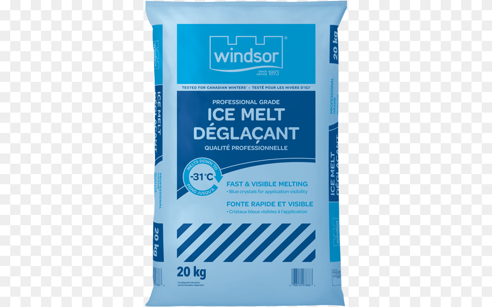 Windsor Professional Grade Ice Melt Packaging And Labeling, Book, Publication, Advertisement, Powder Free Transparent Png