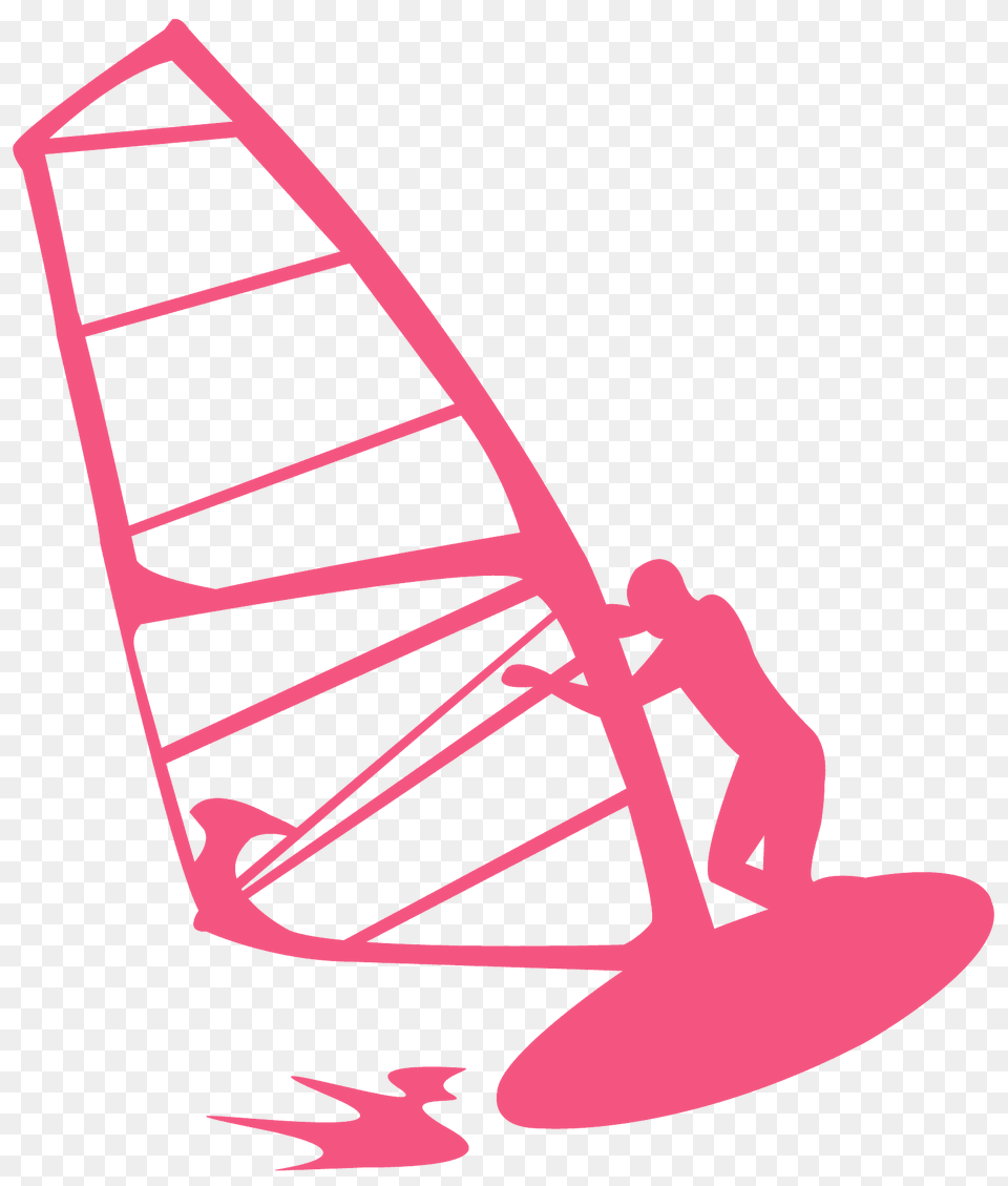 Windsurfing Silhouette, Microphone, Electrical Device, Water, Sea Free Transparent Png