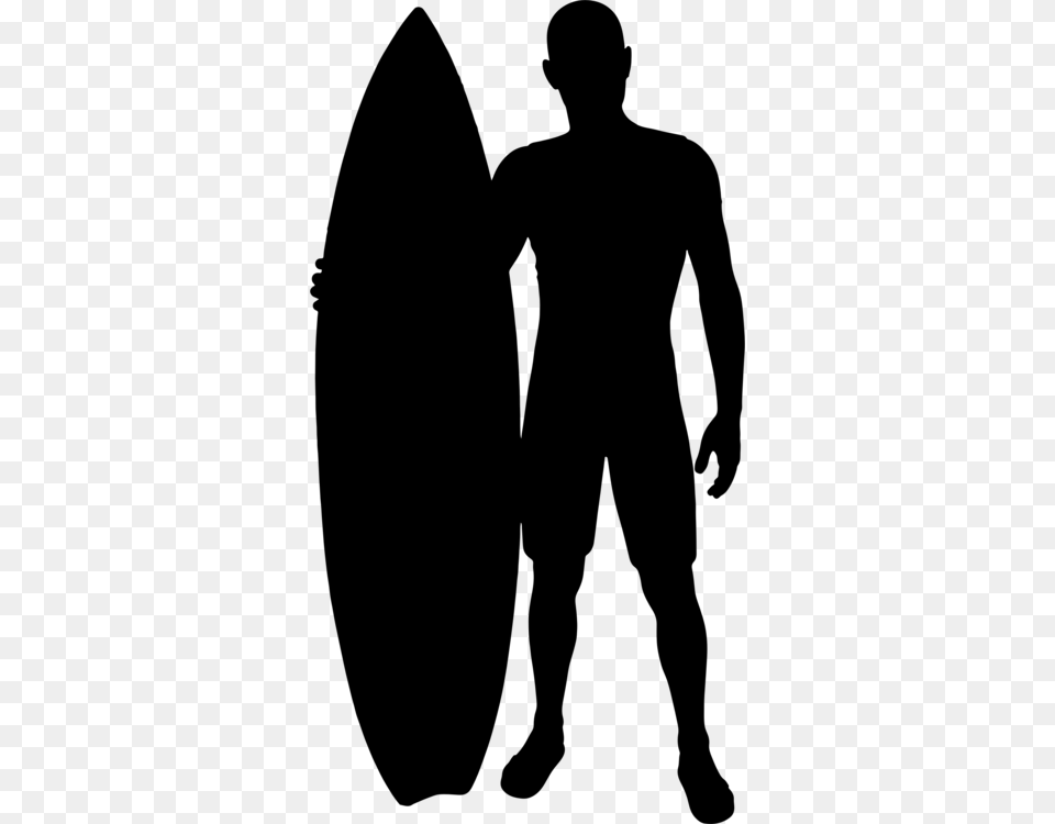 Windsurfing Surfboard Silhouette Kitesurfing, Gray Png Image