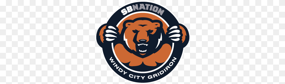 Windy City Gridiron Bear Down Chicago Bears, Logo, Baby, Face, Head Free Transparent Png