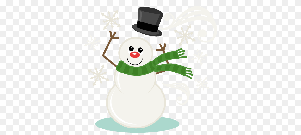Windy Snowman Svg Scrapbook Title Winter Svg Cut File Miss Kate Cuttables Cold, Nature, Outdoors, Snow Png