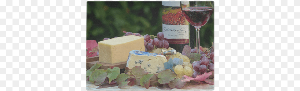 Wine And Cheese Cutting Board Wine, Produce, Food, Fruit, Plant Free Transparent Png