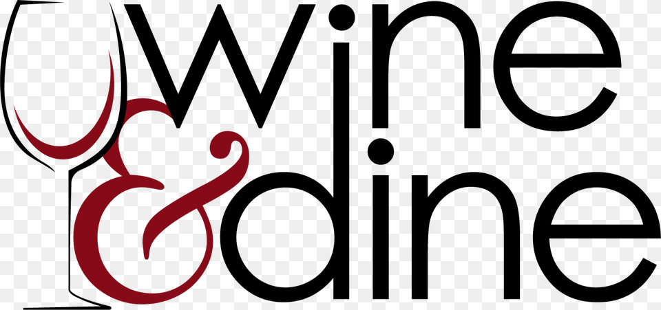 Wine And Dine Wine Amp Dine, Text, Symbol Png