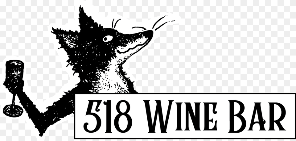 Wine Bar Horizontal Fox Cartoon, Stencil, Adult, Male, Man Free Transparent Png