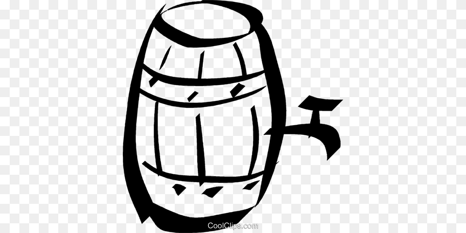 Wine Barrel Royalty Vector Clip Art Illustration, Ammunition, Grenade, Weapon, Keg Free Png