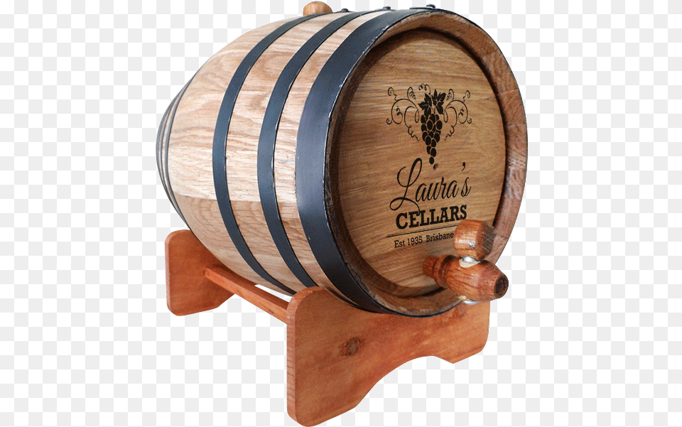 Wine Barrel Wishing Well Australia, Keg, Machine, Screw, Person Free Png Download