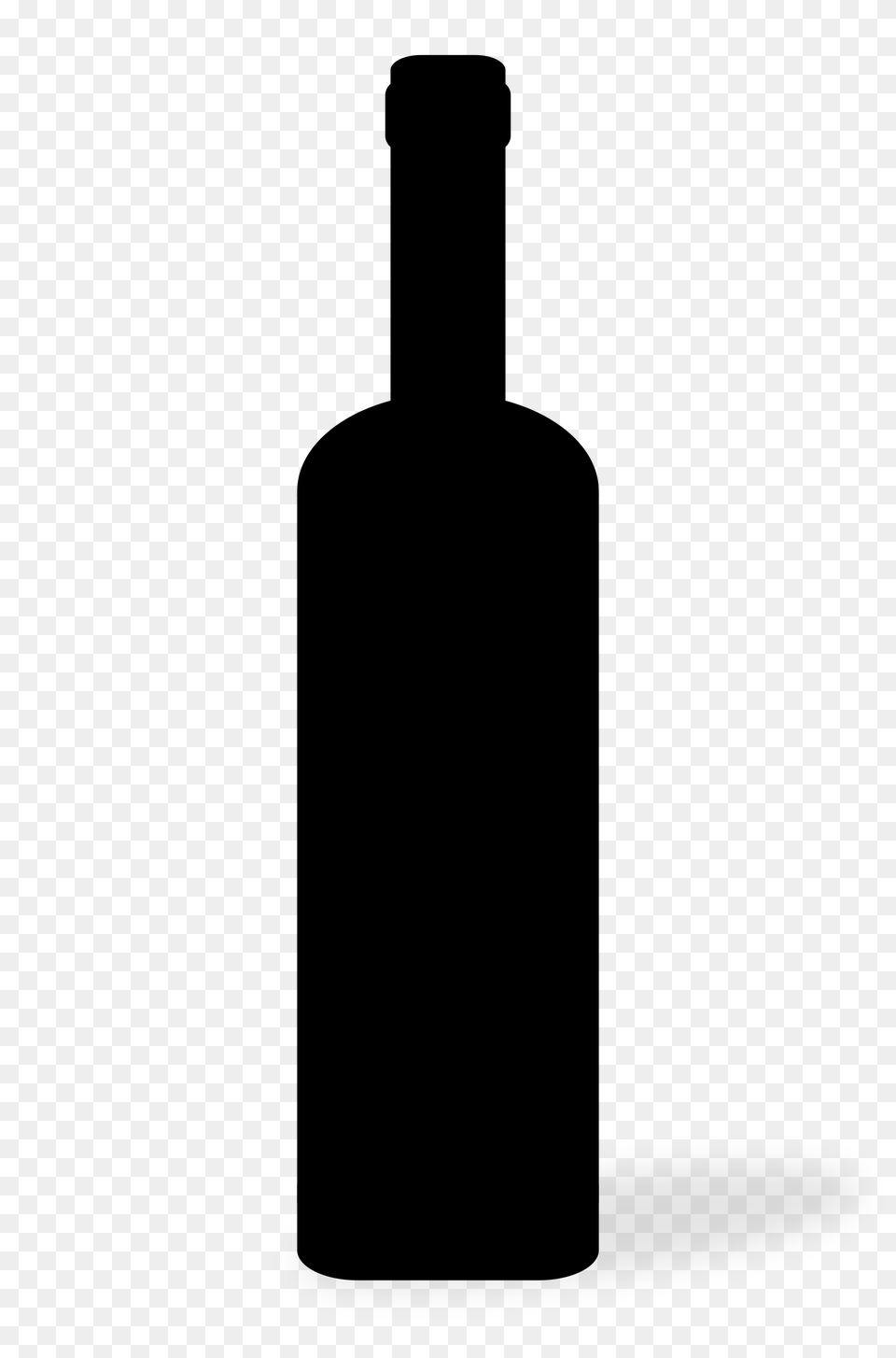 Wine Bottle, Gray Png Image