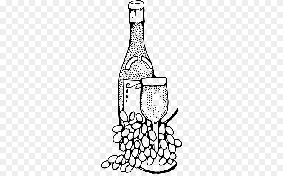 Wine Bottle And Glass Clip Art Vector, Alcohol, Beverage, Liquor, Wine Bottle Free Png Download