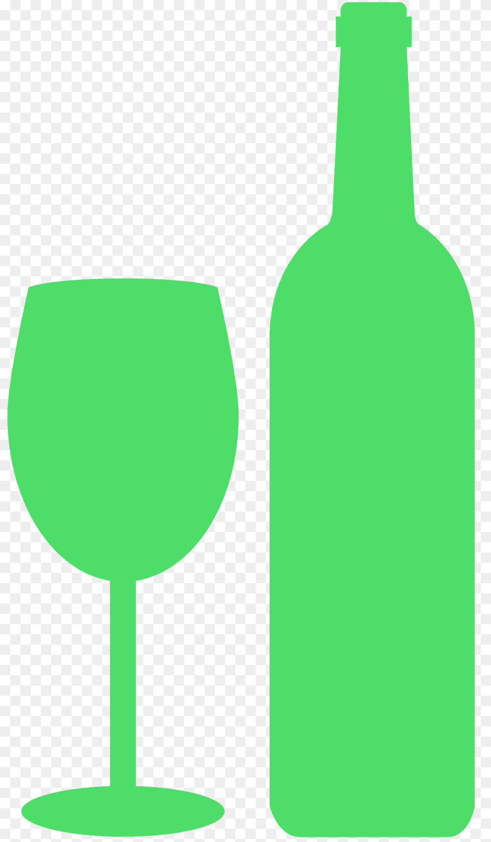 Wine Bottle And Glass Silhouette, Alcohol, Beverage, Liquor, Wine Bottle Png Image