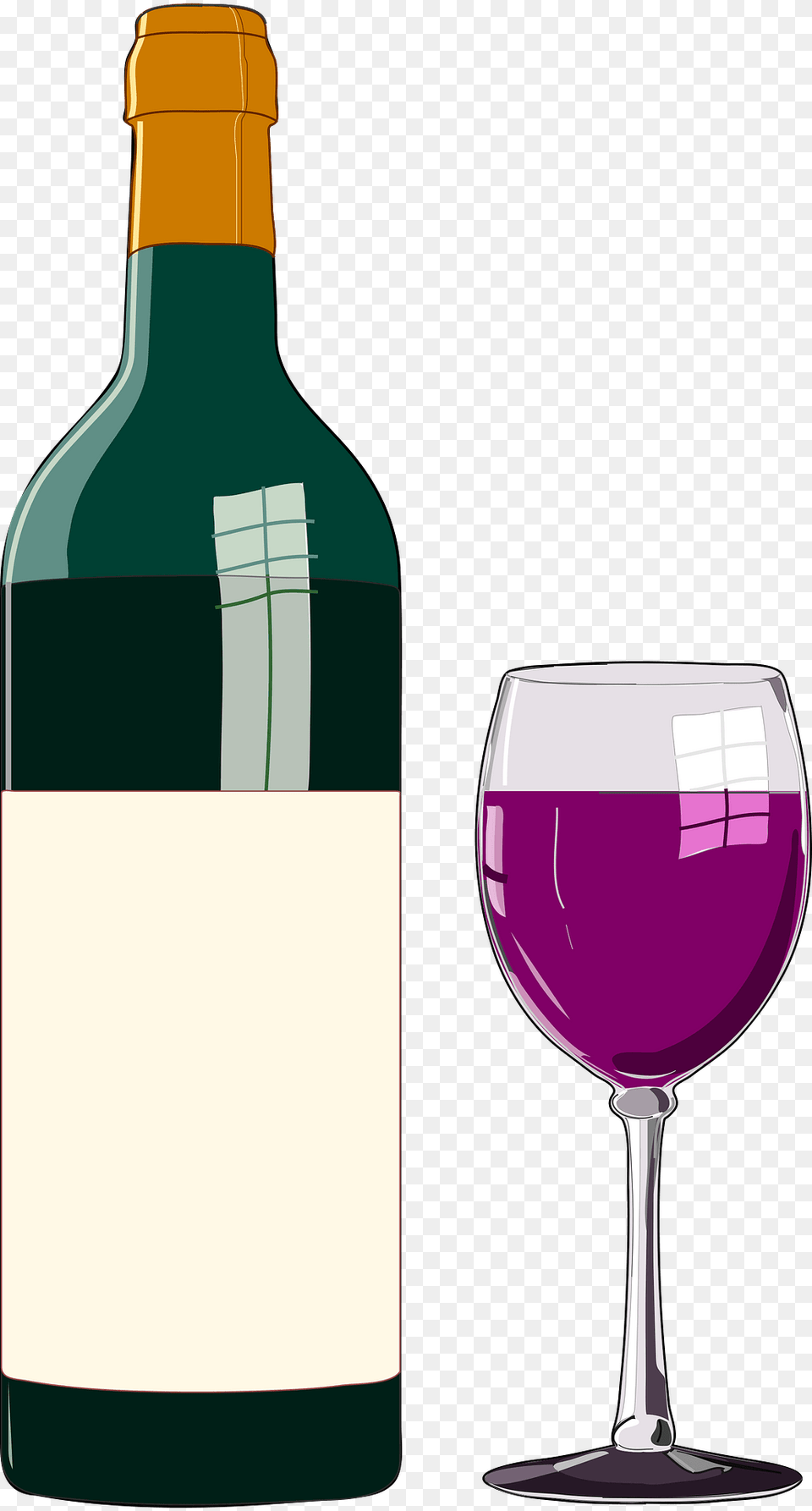 Wine Bottle And Wine Glass Clipart, Alcohol, Beverage, Liquor, Wine Bottle Free Transparent Png