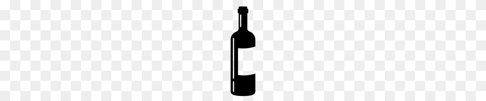 Wine Bottle Icons Noun Project, Gray Free Transparent Png