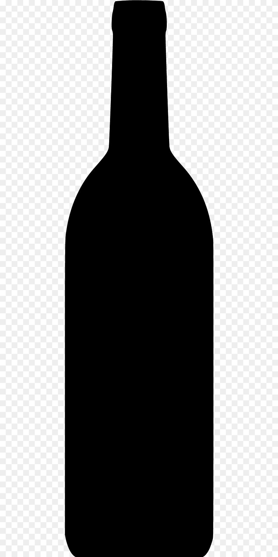 Wine Bottle Silhouette, Alcohol, Beer, Beverage, Liquor Free Transparent Png