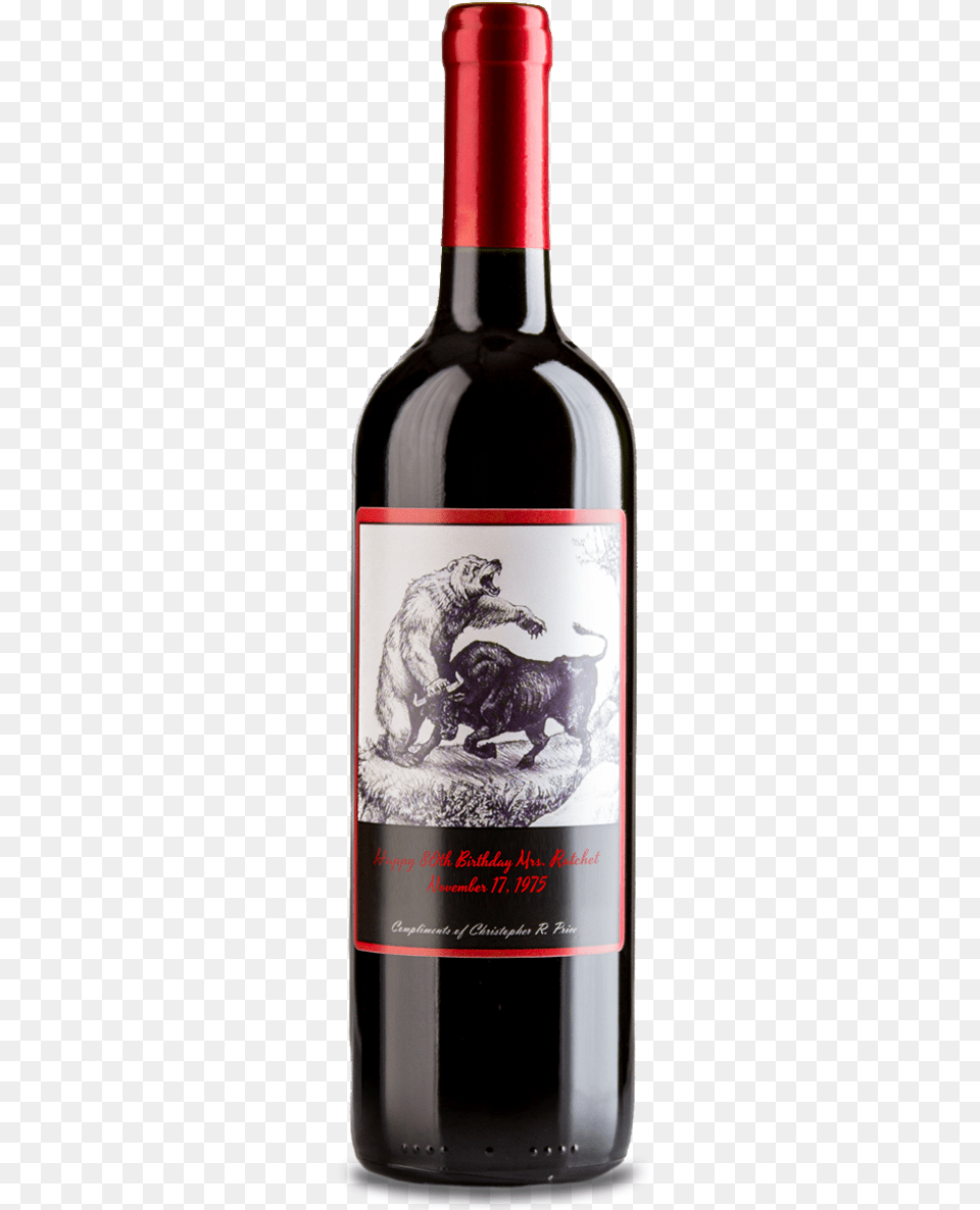 Wine Bottle Transparent Cartoons Ben Marco Malbec 2015, Alcohol, Beverage, Liquor, Red Wine Png