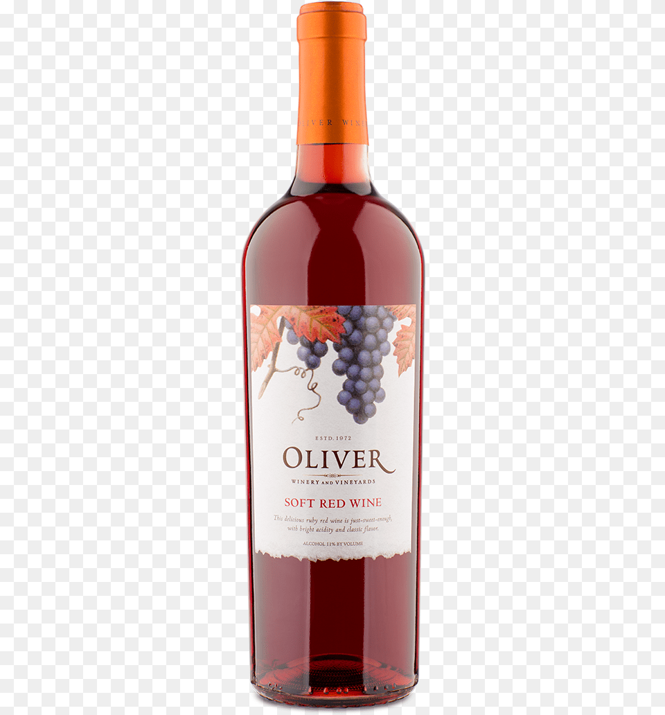 Wine Bottles Oliver Soft Red Wine, Alcohol, Beverage, Bottle, Liquor Free Transparent Png