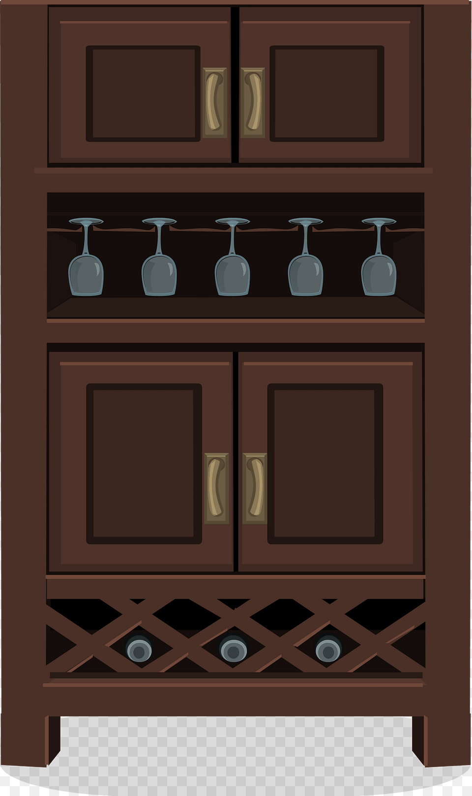Wine Cabinet Clipart, Closet, Cupboard, Furniture, Sideboard Free Png Download