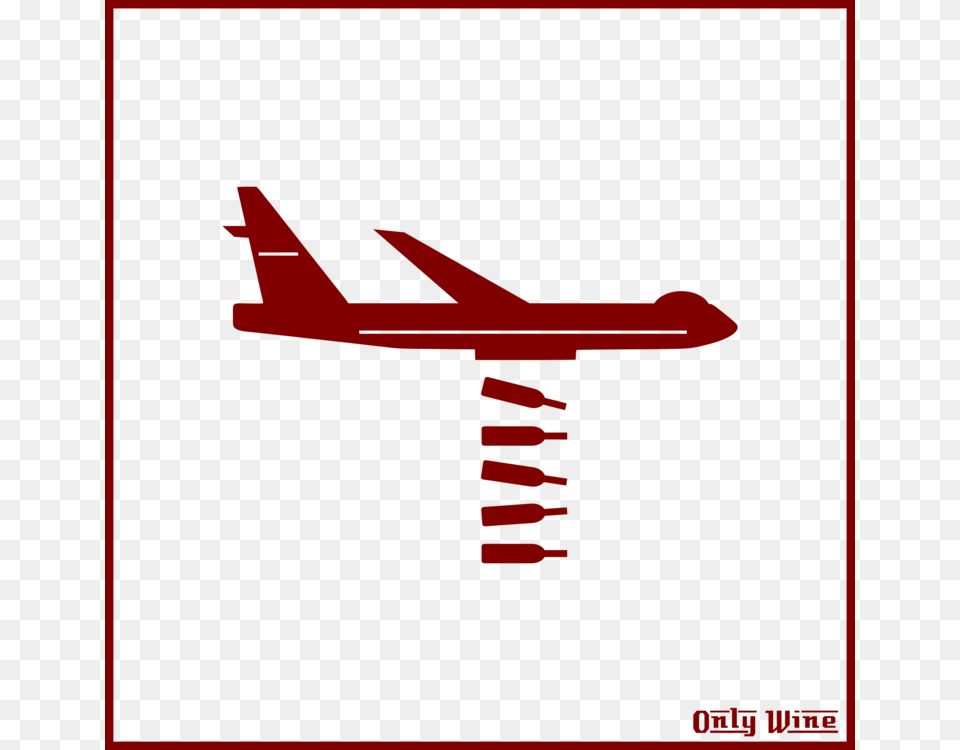 Wine Drawing Thumbnail Computer Icons Bombardment, Aircraft, Airliner, Airplane, Transportation Free Png