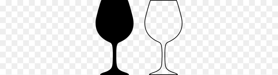 Wine Glass Clipart, Gray Png Image