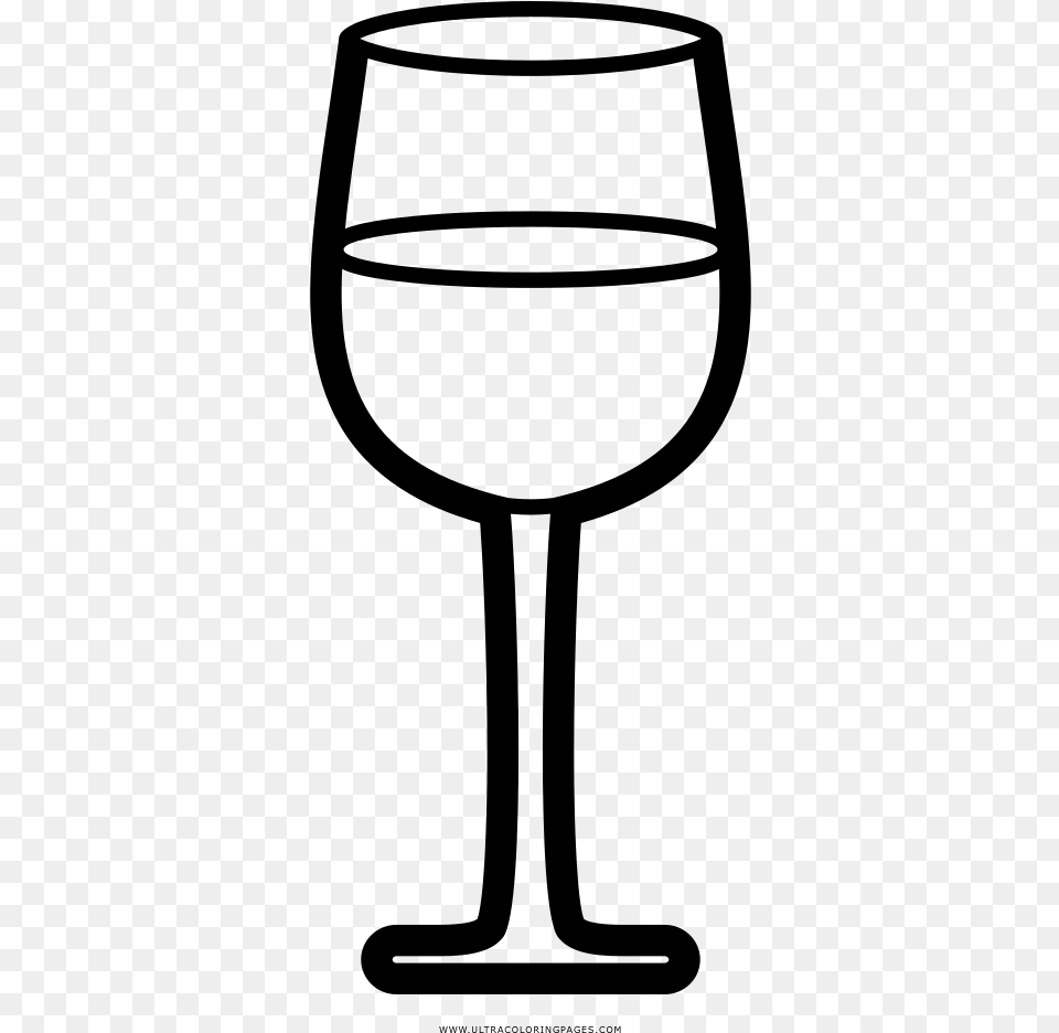 Wine Glass Clipart Black And White, Gray Free Png Download