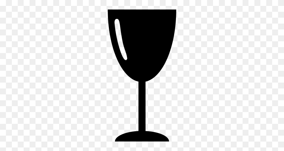 Wine Glass Cup Drink Icon With And Vector Format For, Gray Free Png Download