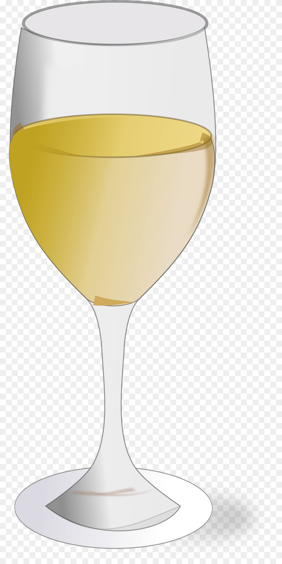 Wine Glass Half Filled With White Wine Clipart, Alcohol, Beverage, Liquor, Wine Glass Free Png