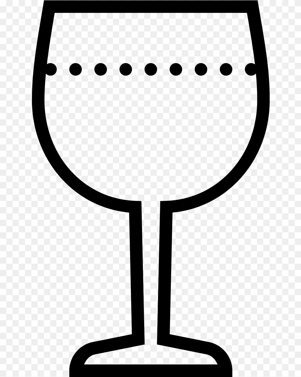 Wine Glass Icon, Gray Free Png