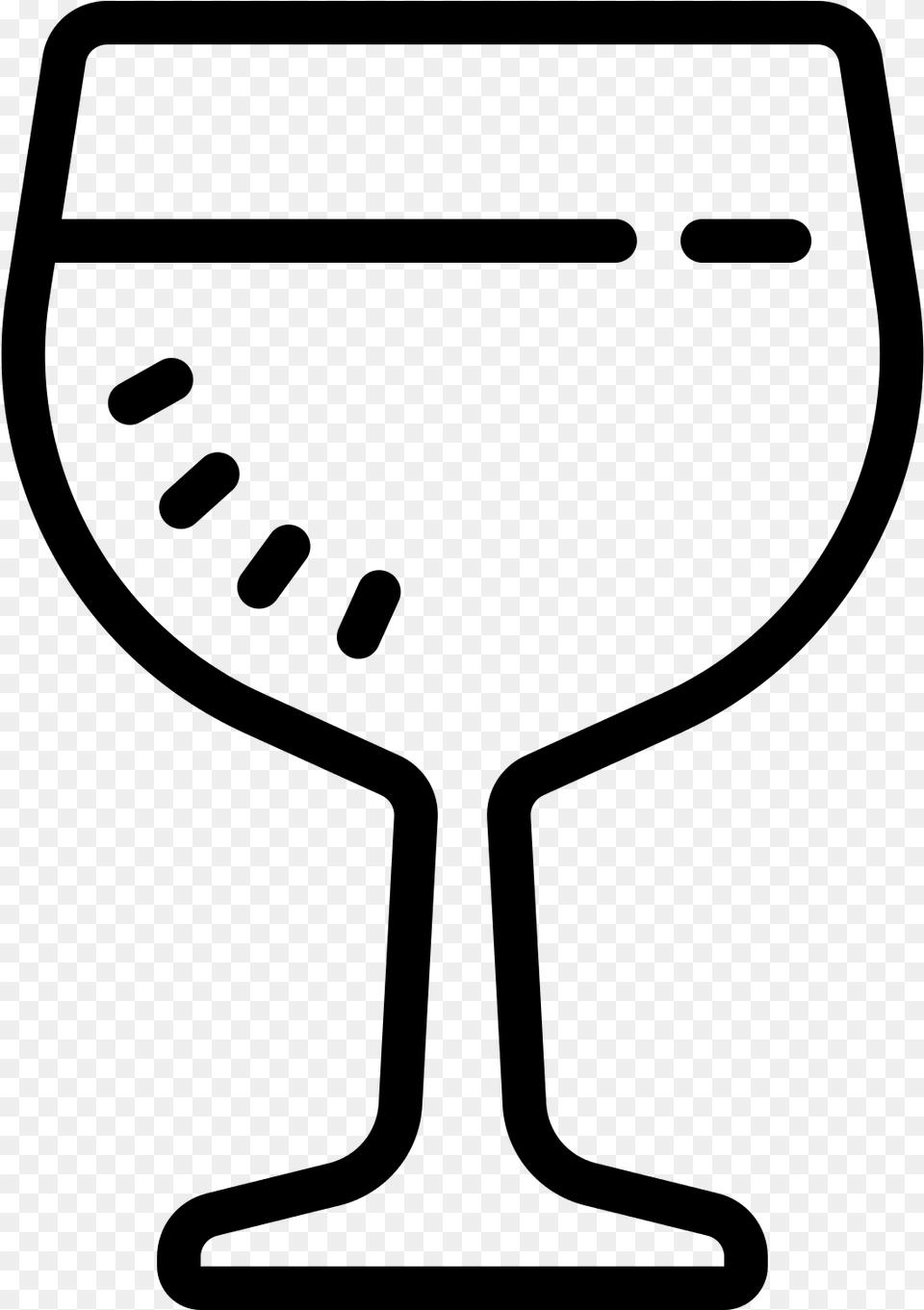 Wine Glass Icon Icon, Gray Free Transparent Png