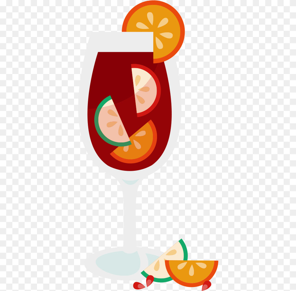 Wine Glass Pencil And Sangria Clipart, Alcohol, Liquor, Juice, Beverage Free Png Download