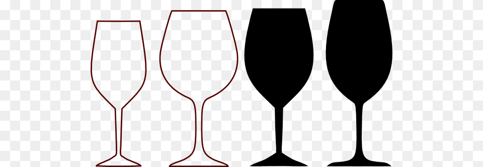 Wine Glasses Silhouette Clip Art, Glass, Alcohol, Beverage, Liquor Png