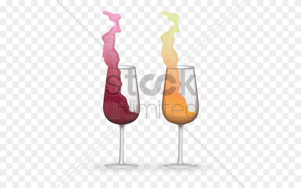 Wine Glasses Vector Image, Glass, Alcohol, Beverage, Liquor Free Transparent Png