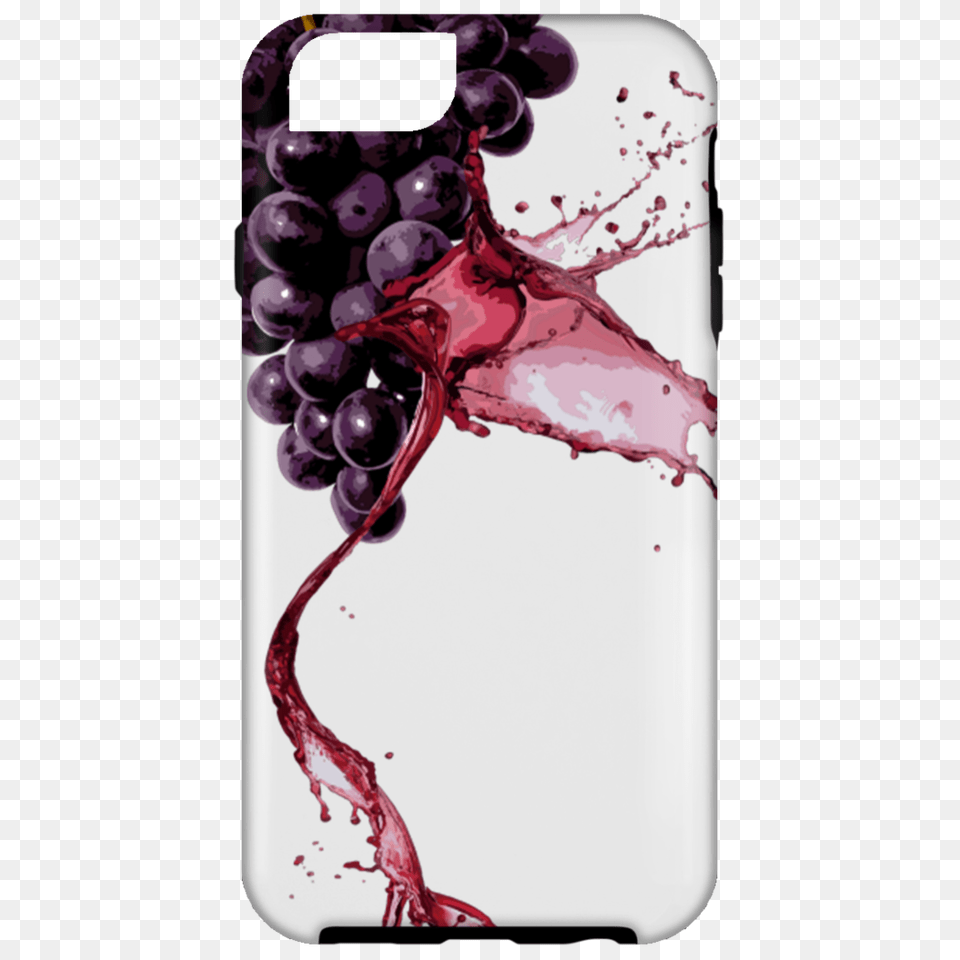 Wine Splash Iphone Case The Wino Store, Food, Fruit, Grapes, Plant Png Image
