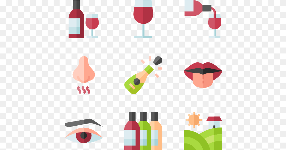 Wine Wine Flat Icon, Cosmetics, Lipstick Png Image