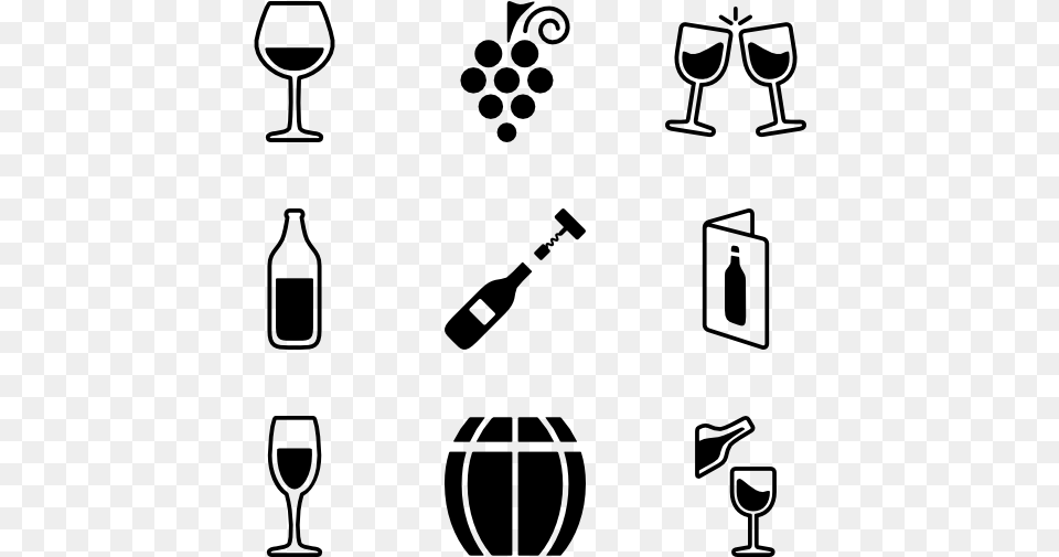 Wine Wine Icons, Gray Png Image