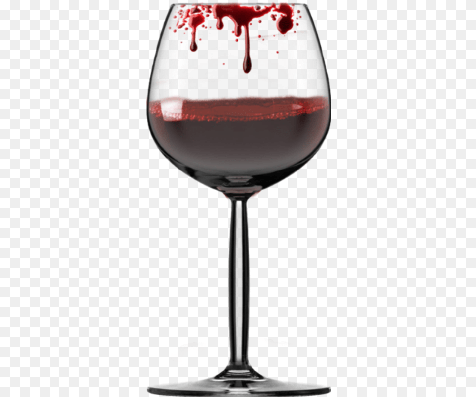 Wine Wineglass Redwine Bloody Blood Glass Bloodyglass Wine Glass With Blood, Alcohol, Beverage, Liquor, Red Wine Free Png Download