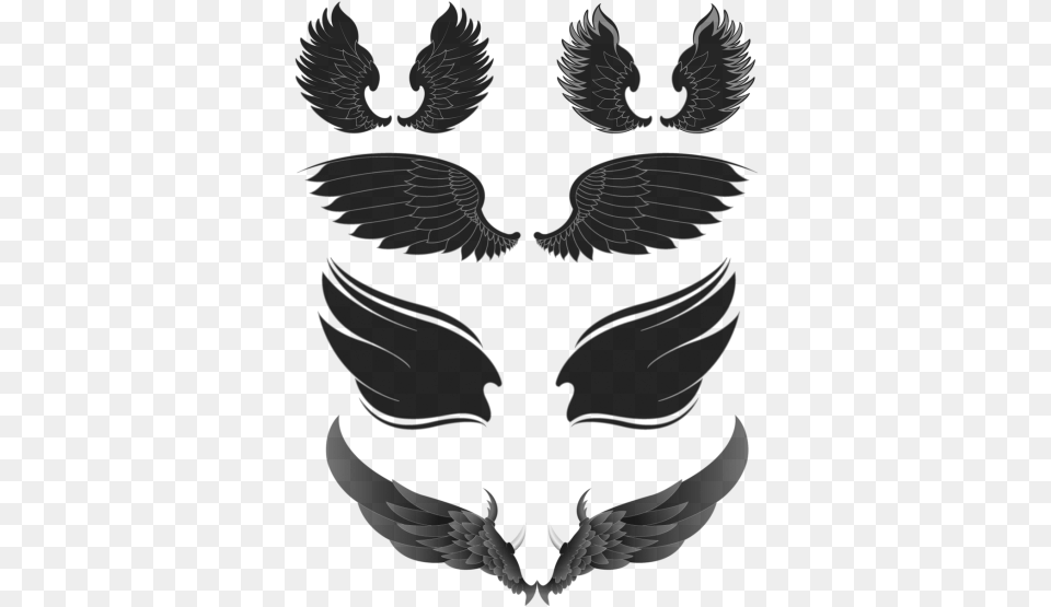 Wing, Gray Png