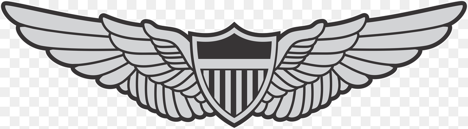 Wing Badge Us Army Aviator Wings, Emblem, Symbol, Logo, Animal Png