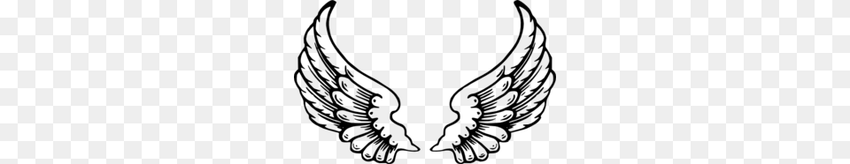 Wing Clip Art, Gray Free Png Download