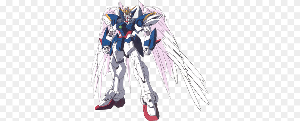 Wing Gundam Zero, Book, Comics, Publication, Person Free Png Download