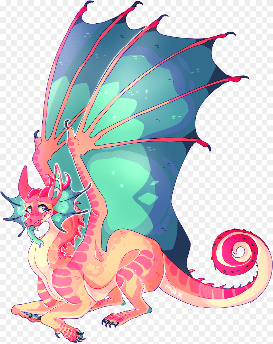 Wing Of Fire Fanart, Dragon, Person Free Png