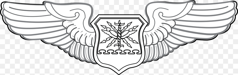 Wing Svg Air Force Air Force Cso Badge, Emblem, Symbol, Logo, Person Free Png