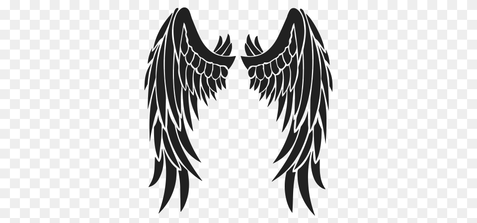 Wing Tattoo Large, Emblem, Symbol, Angel, Person Free Png